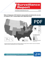 Statistics 2011 Hiv Surveillance Report Vol 23