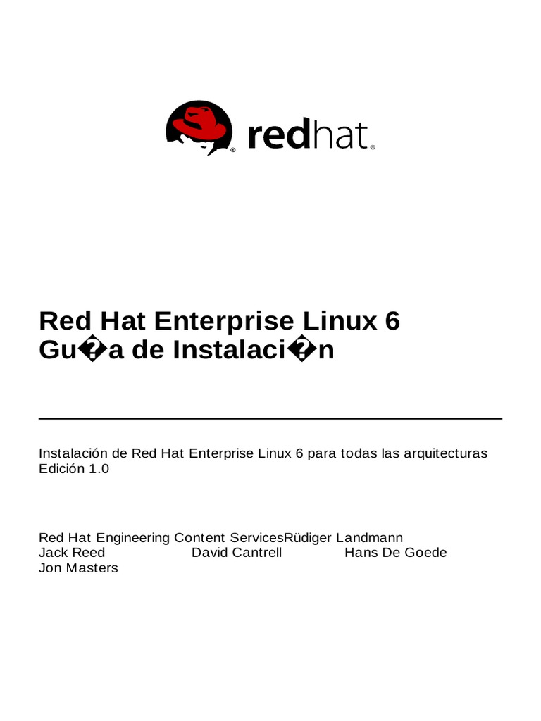 Red Hat Enterprise Linux-6-Installation Guide-es-ES PDF | PDF