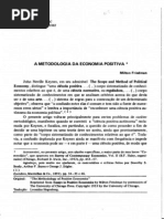 Firedman_ Metodologia Da Economia Positiva Friedman