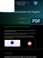 Fuerza de Sustantacion de Magnus