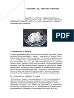 Aplicado en La Industria Del Hidroxido de Potasio