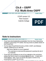 Cis185 Mod6 OSPF MultiArea