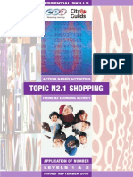 Topic N2.1 Shopping: Theme N2 Economic Activity