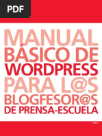 Download Gua Wordpress Castellano 2010 Prensa Escuela by Alberto Sacido Romero SN21712473 doc pdf