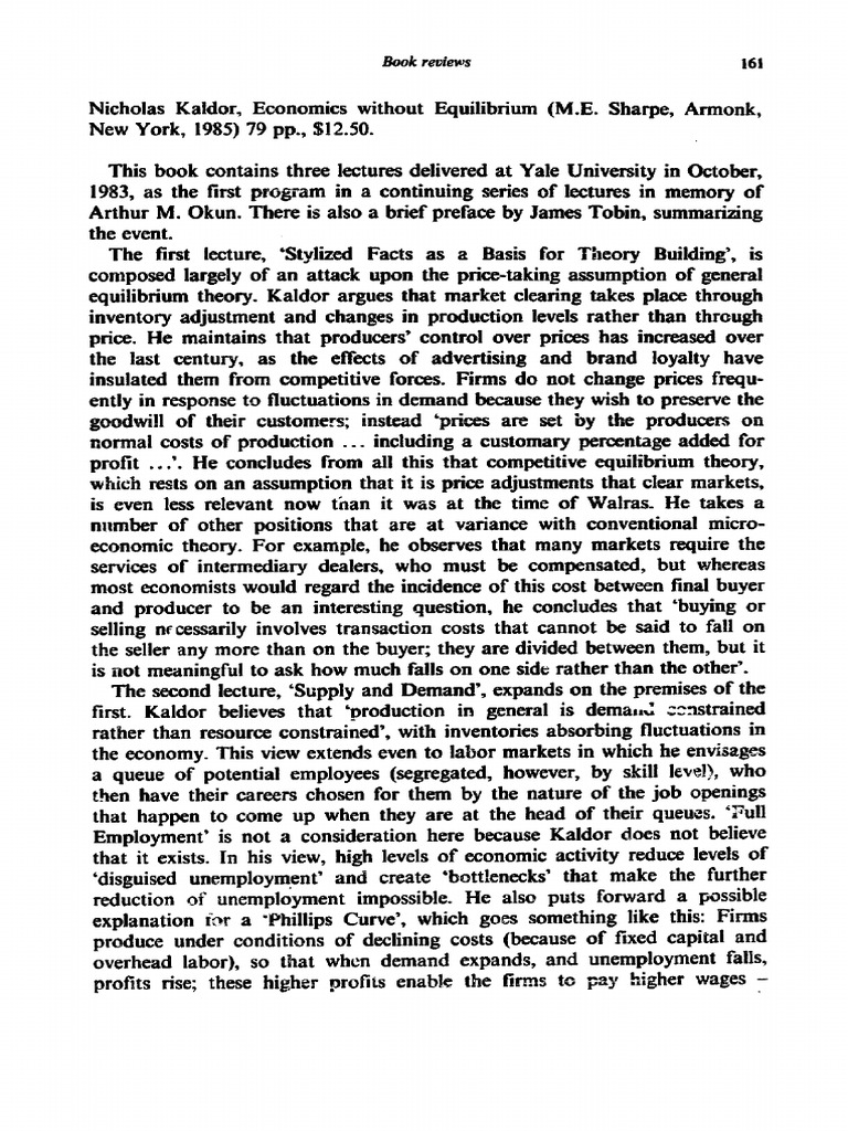 Profits Rise Wages Book Reviews PDF Labour Economics Profit