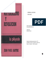 Sartre Jean Paul - Materialismo Y Revolucion