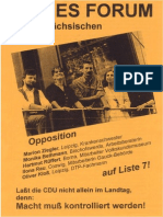 1994-06 Neues Forum Sachsen - Landtagswahl