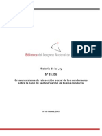 Sistema reinserción social condenados base observación buena conducta