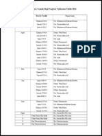 Tasmik Program Teacher Schedule 2014