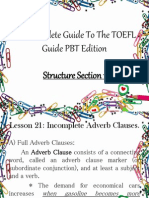 TOEFL - Structure 5.0