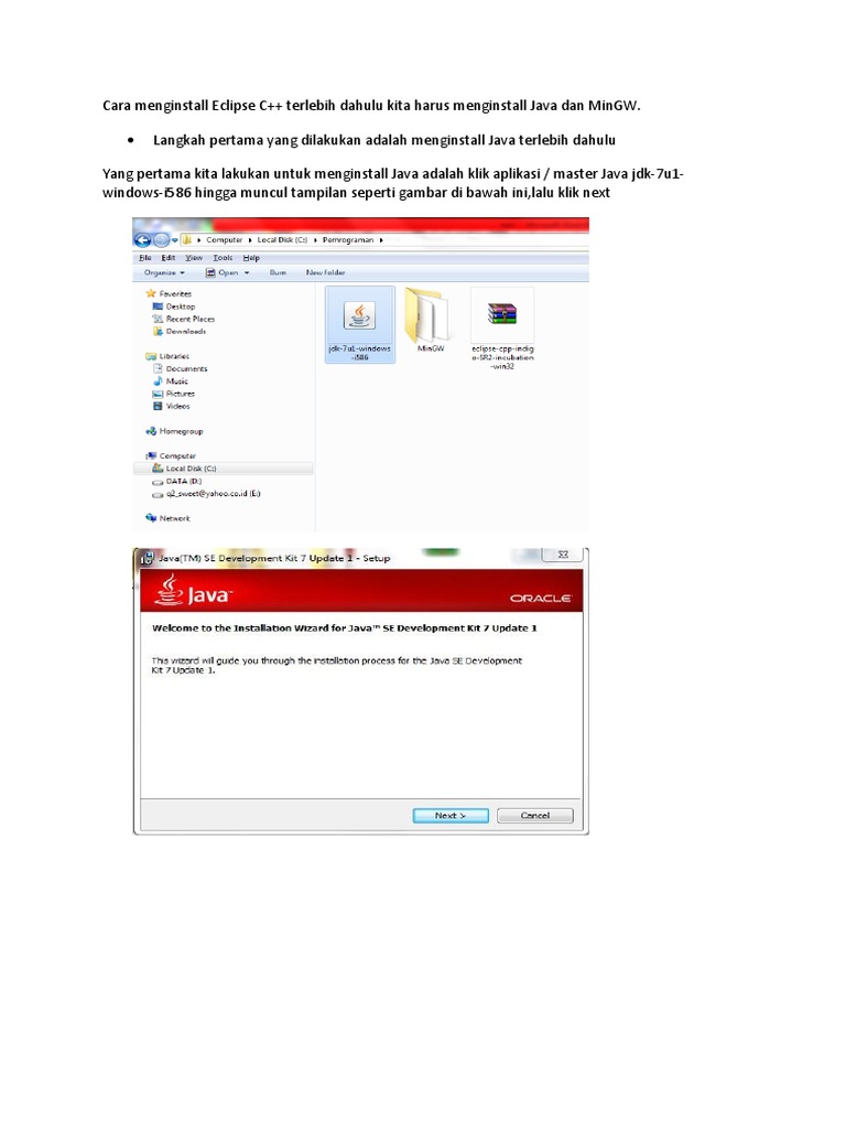 Cara Menginstall Eclipse C++ | PDF | Komputer
