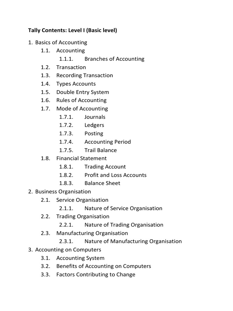 Tally Topics Point Of Sale Voucher Free 30day Trial Scribd