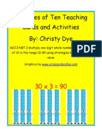 Multiples of Ten Teaching Cards and Activities By: Christy Dye