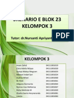 Skenario E Blok 23 Kelompok 3: Tutor: DR - Nursanti Apriyanti, SP - PA