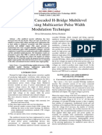 Five Level Cascaded H-Bridge Multilevel Inverter Using Multicarrier Pulse Width Modulation Techniques