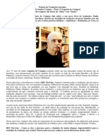 Augusto de Campos fala sobre tradução e poesia de Emily Dickinson