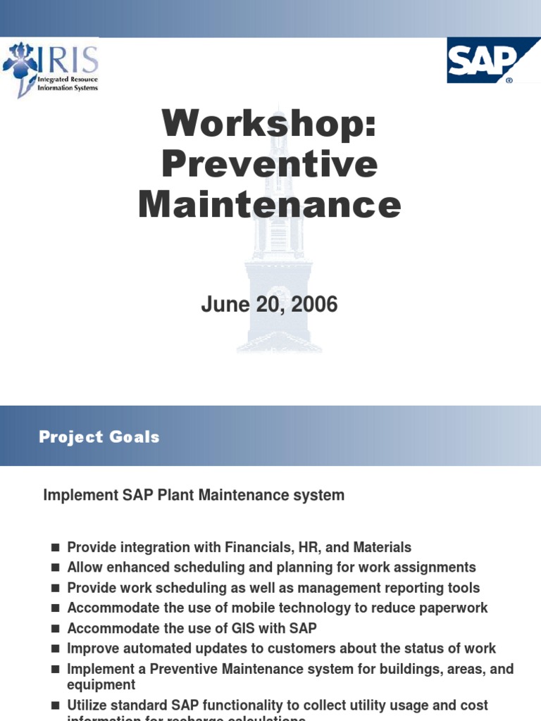 WHUPOS Preventive Maintenance Workshop | PDF | Computing | Business