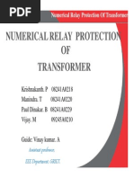 Numerical Relay Protection of Transformer - PPT