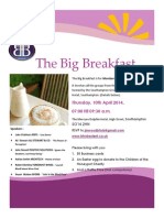 #BforB Solent Big Breakfast Flyer 10 April 2014