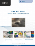 ProCAST 2013.0 ReleaseNotes PDF