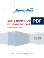 Open Data Manuale Uso 2013