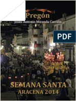 Pregón Semana Santa Aracena 2014