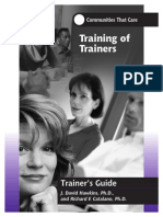 TOT TG Pre-Training Information