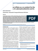 Using Aluminuim Triflate as a Co-catalyst for the Polimarization of OPD and Its Derivates 2013