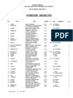 Forensic Medicine