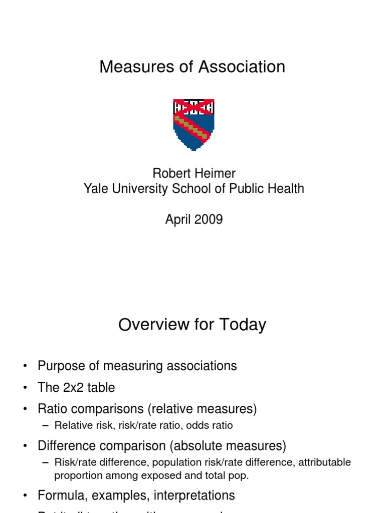 L 10 Mphilmeasures Of Risk Relative Risk Incidence Epidemiology