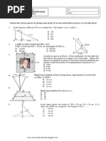Soal Uts Matematika Smp Kelas Ix Semester Ganjil Sphere Triangle