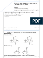 Lecture 070 - Single-Stage Frequency Response - I: (READING: GHLM - 488-504) Objective