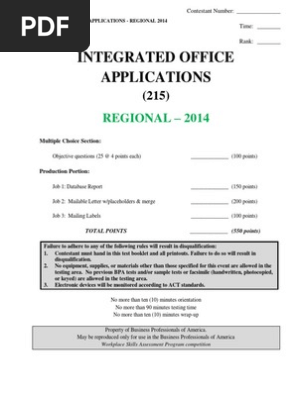 215 integrated office applications r 2014
