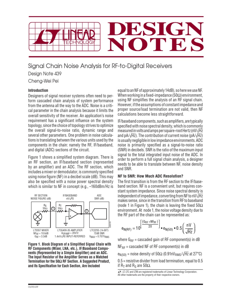Noise Analysis | PDF