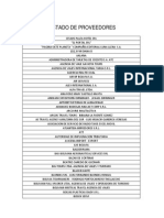 Listado de Proveedores PDF