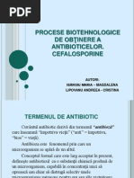 Proiect ANTIBIOTICE-CEFALOSPORINE2