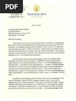 Download 140407 Letter to President Obama Re Declassification of the SSCIs Study of the CIAs Detention and Interrogation Program - Public by Katherine Hawkins SN217256103 doc pdf