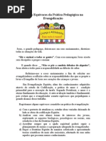 Alguns Equivocos Da Pratica Pedagogic A Na Evangelizacao Claudia Werdine