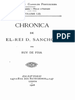 Crónica de el-rei D. Sancho I, por Rui de Pina