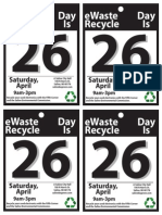 eWaste Calendar Flyer Front(B&W)