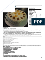 14-Carrot Cake Nutrition Facts