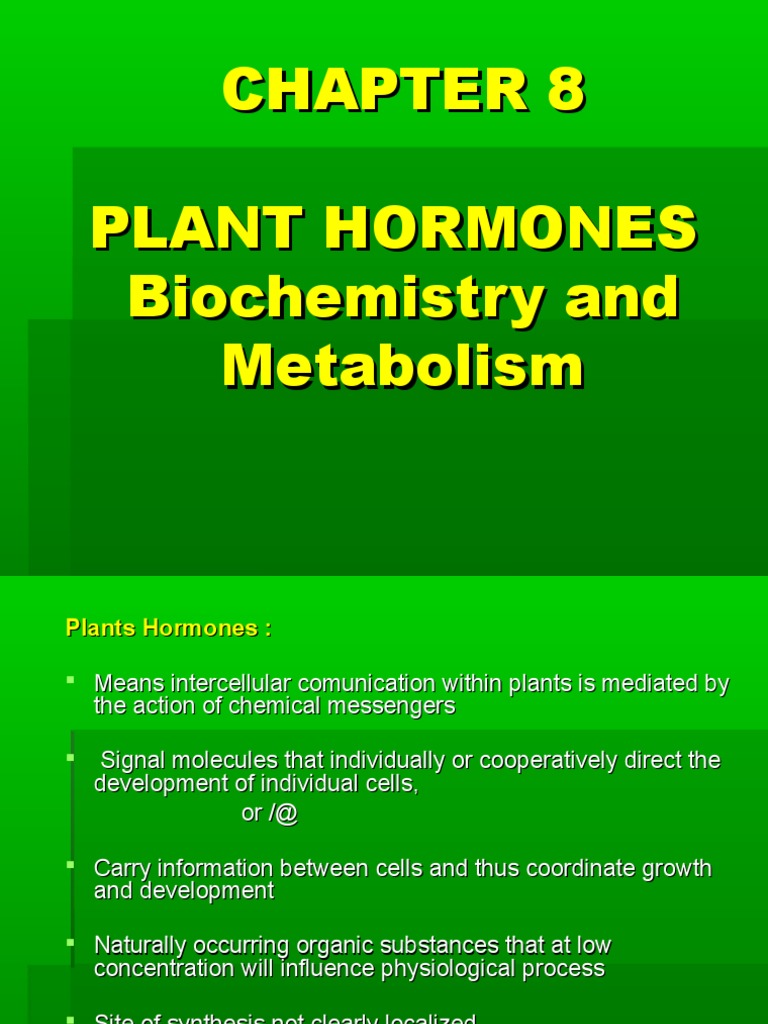 Understanding Plant Hormones and Auxins | PDF | Auxin | Plant Hormone