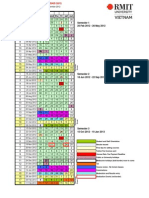 Academic Calendar 2012 Updated On September 25