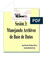 Cap III. Manejando Archivos de Base de Datos