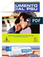 PSU proceso de admision 2006 Parte I