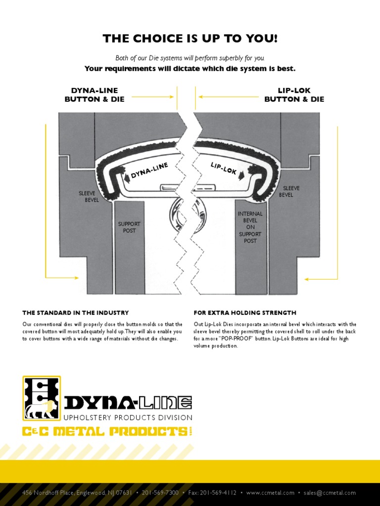 Dyna Line, Buttons | PDF | Screw | Upholstery