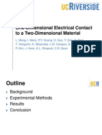 One-Dimensional Electrical Contact To A Two-Dimensional Material