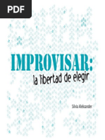 Improvisar La Libertad de Elegir - Silvia - Aleksander PDF