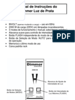 Manual do Dimmer - Luz de Prata