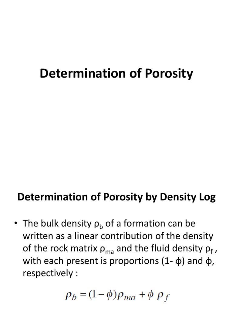 10 Determination of Porosity | Porosity | Density | Free 30-day Trial ...